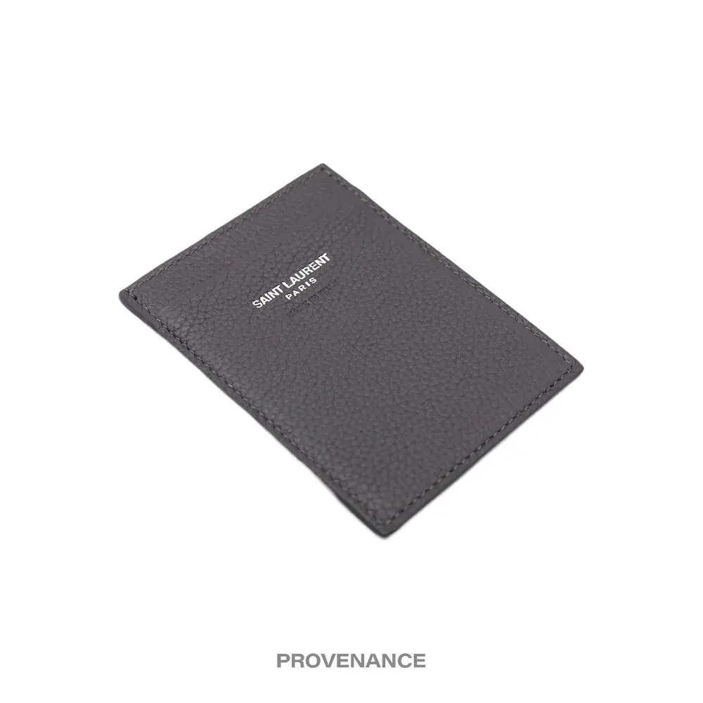 🔴 Saint Laurent Paris SLP Card Wallet - Charcoal Grey - Picture 5 of 6